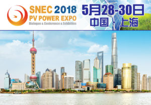 SNEC Shanghai – Maggio 2018
